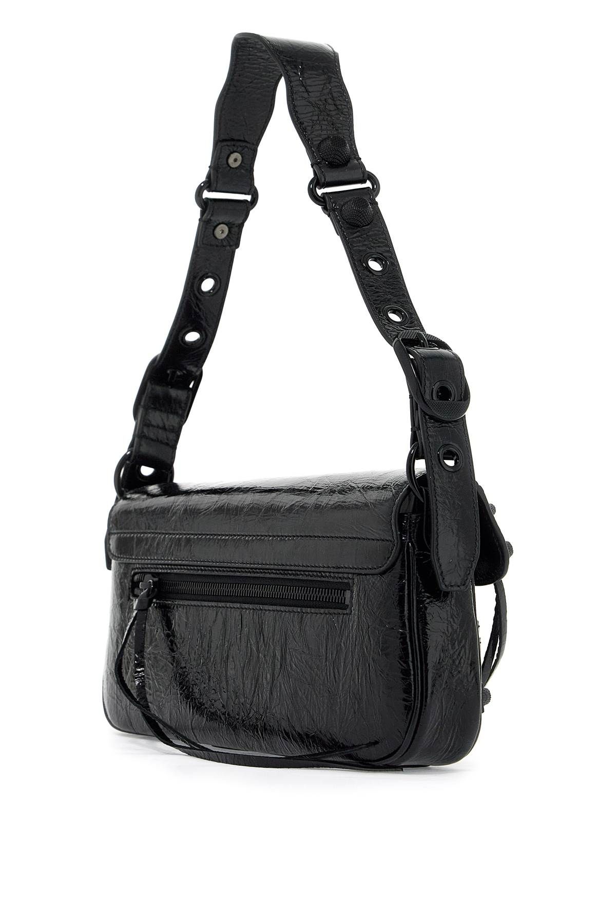 Shop Balenciaga Atchel Bag By Le Cagole Shoulder In Black