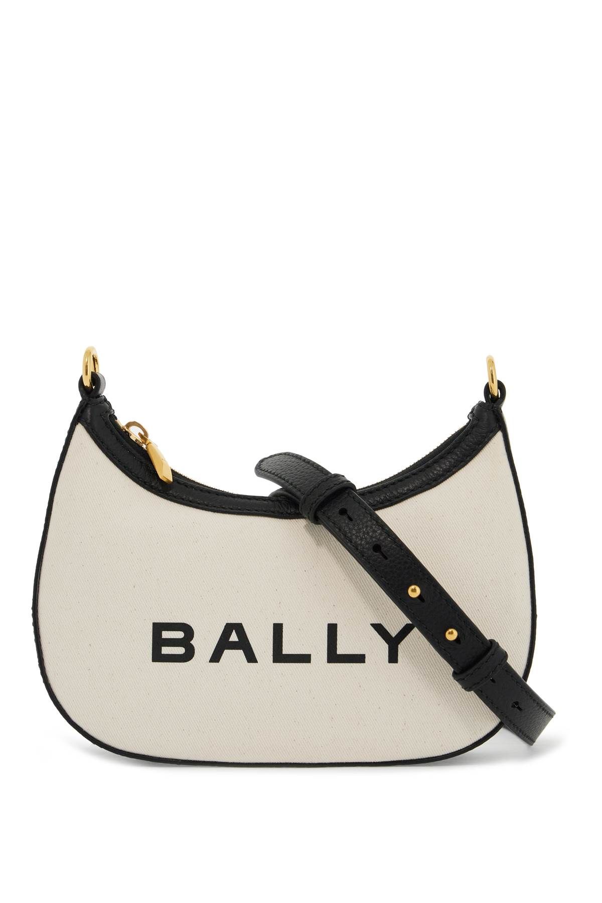 Shop Bally Ellipse Bar Shoulder Bag In Neutro