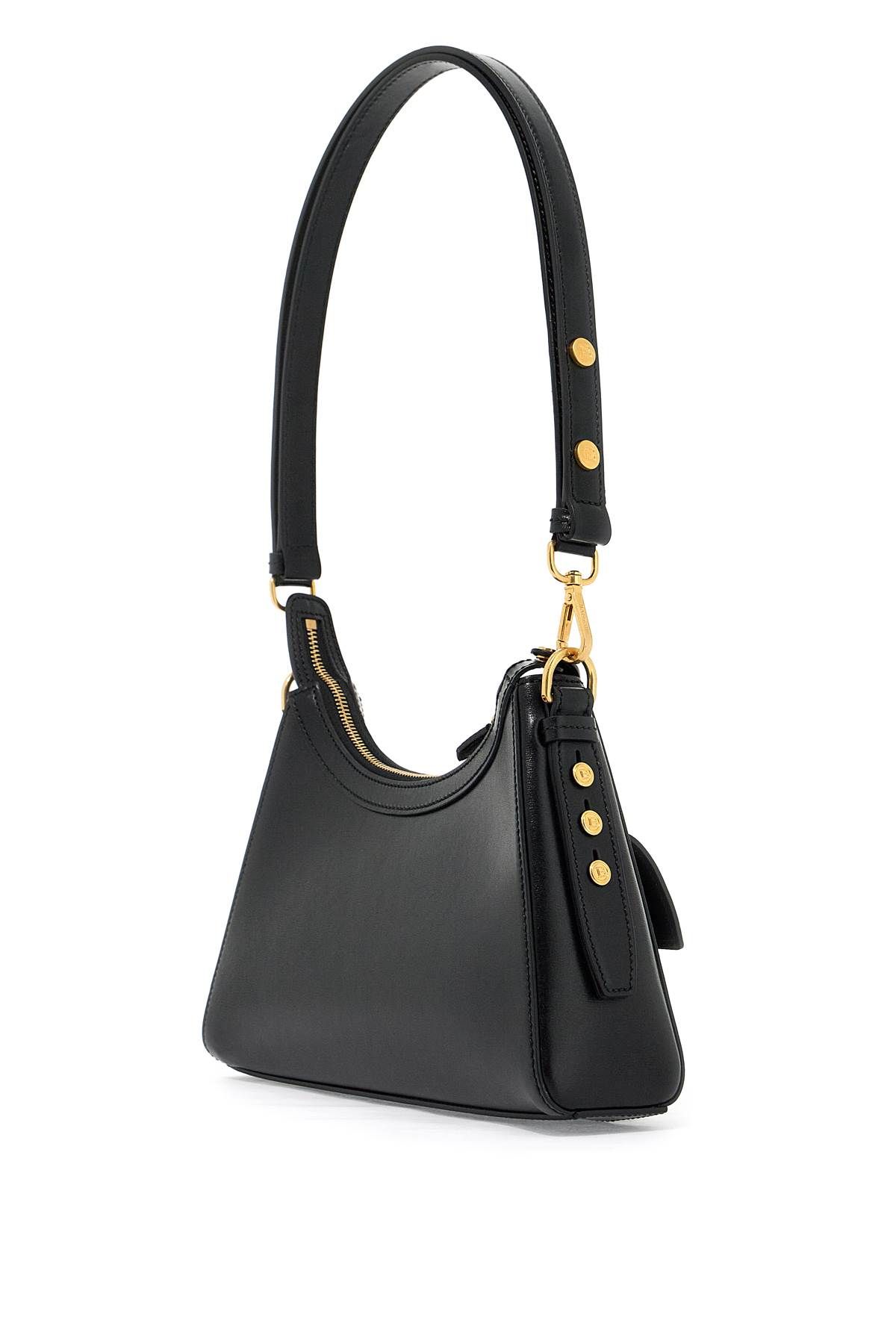 Shop Balmain Hobo B-buzz In Black