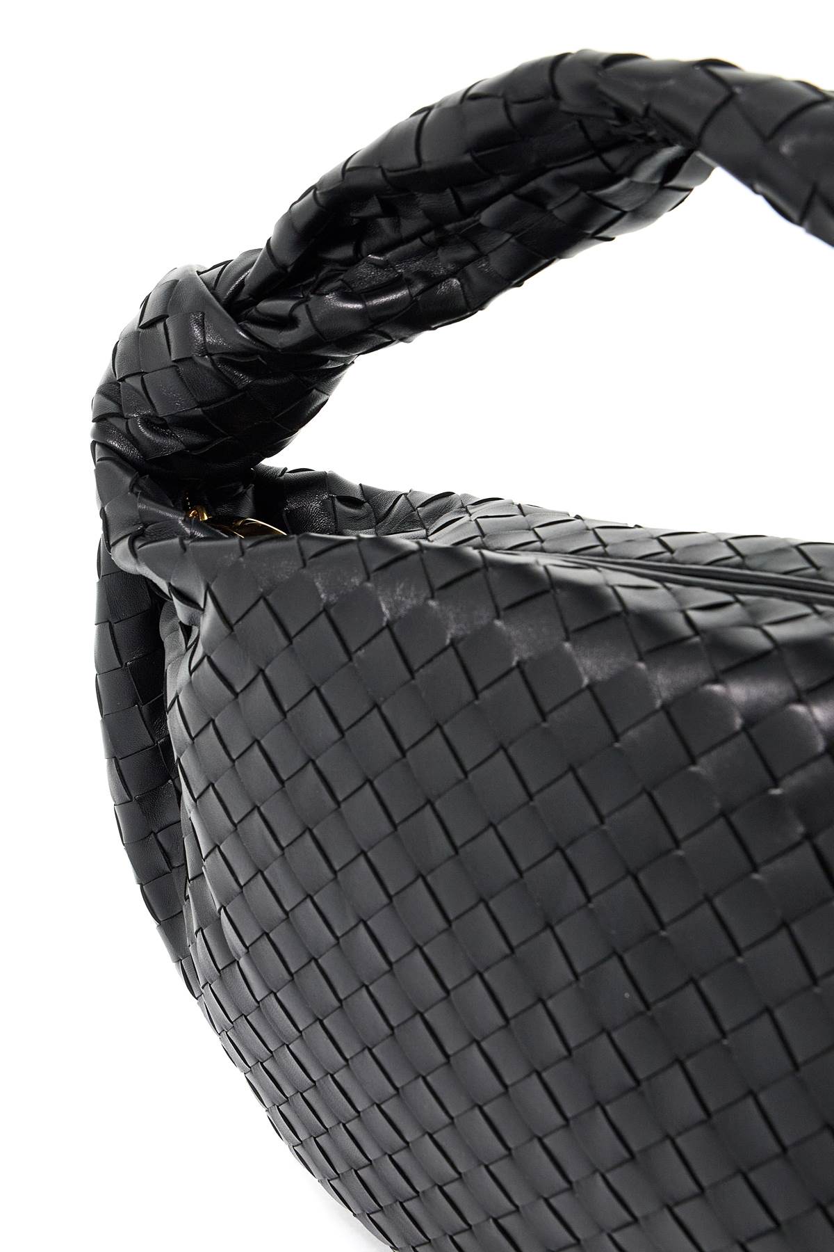 Shop Bottega Veneta Jodie Medium Shoulder Bag In Black