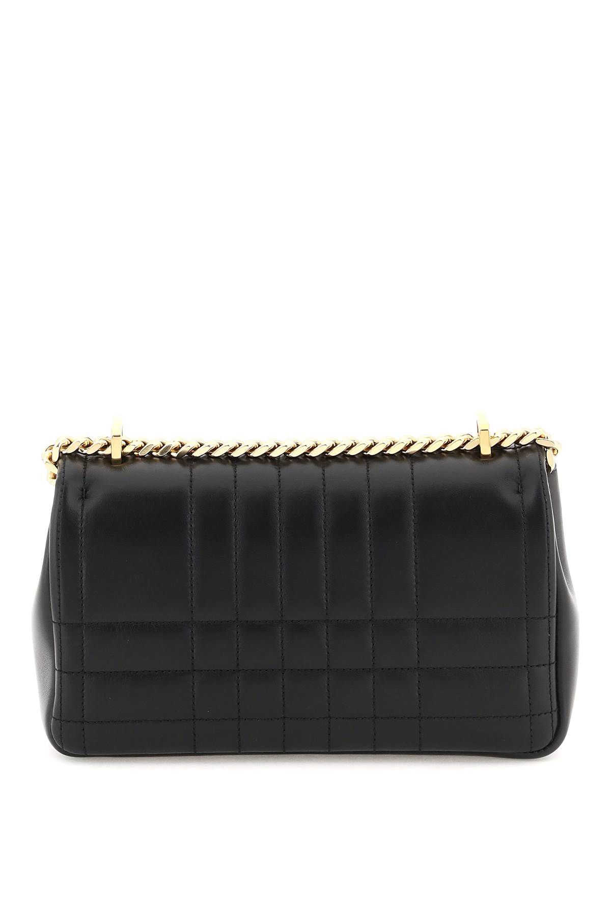 Shop Burberry Quilted Leather Small Lola Bag In Black
