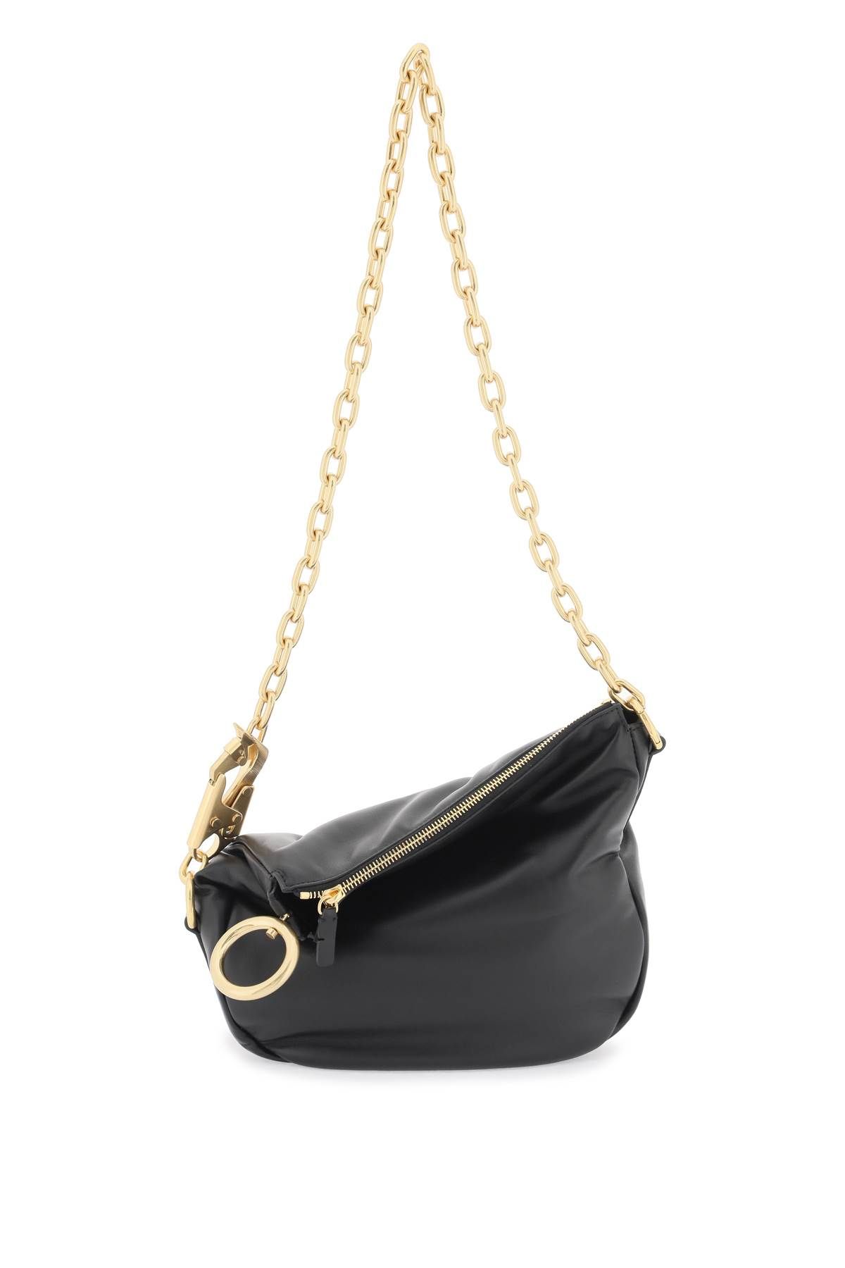 Shop Burberry Knight Small Bag In Black