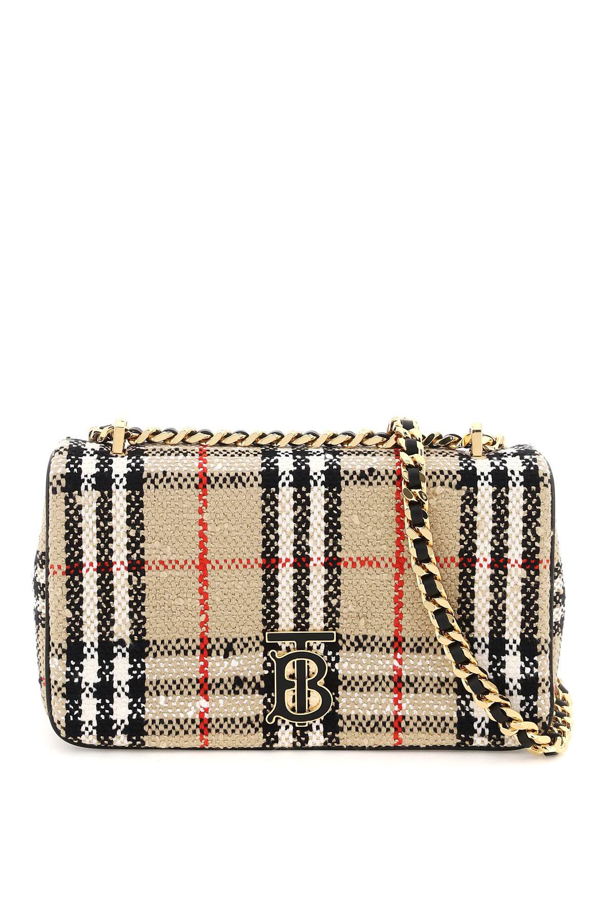 Burberry Lola Small Bag In Beige