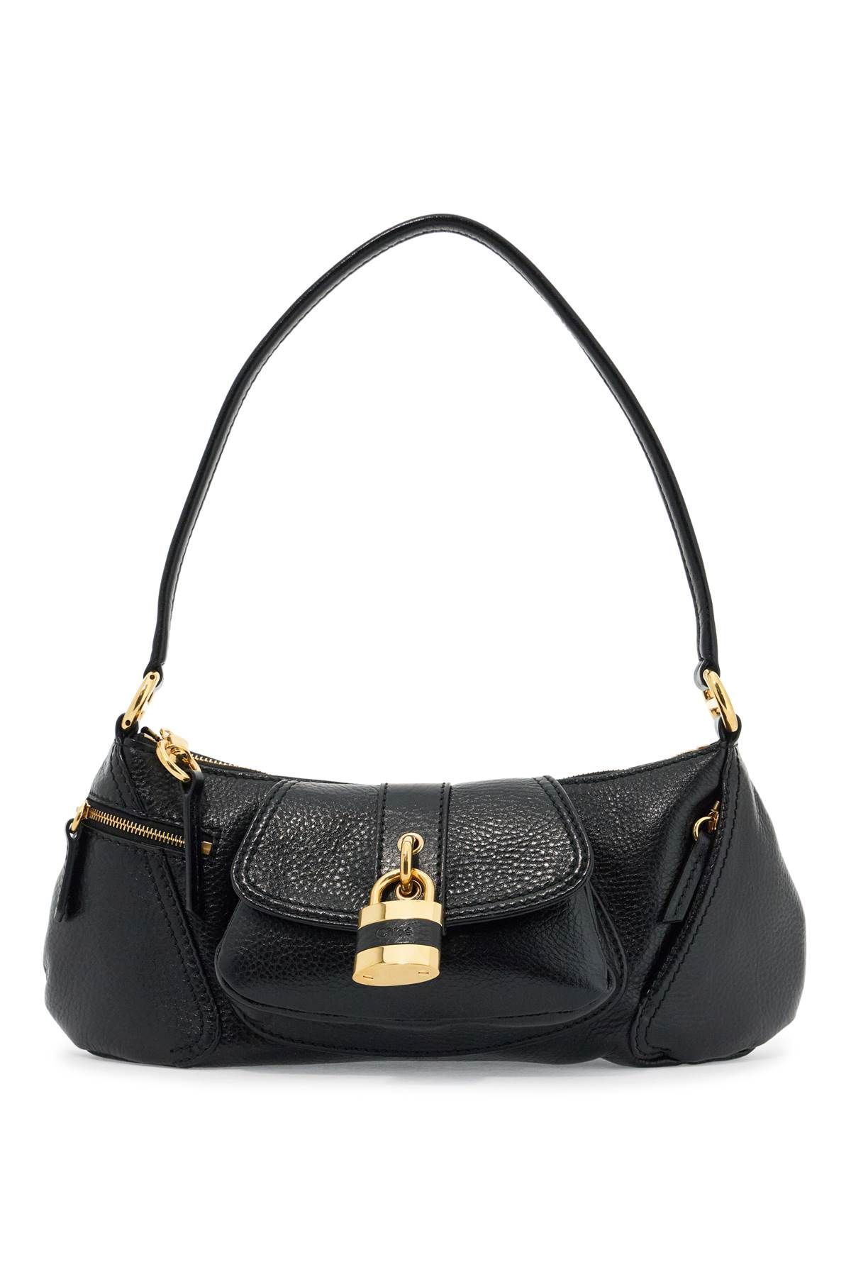 Chloé Leather Shoulder Bag 99 In Black