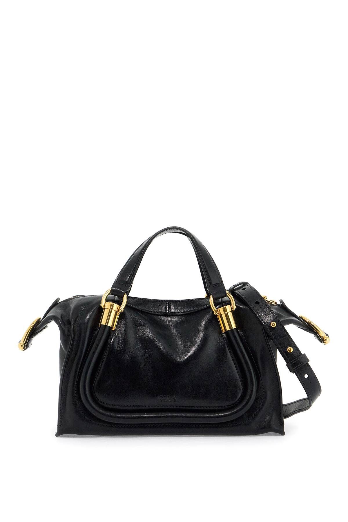 Shop Chloé Small Paraty 24 Hand In Black