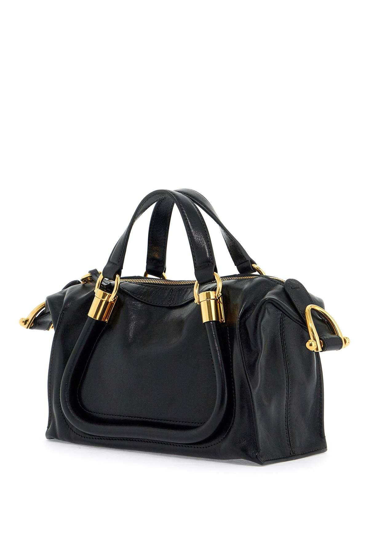 Shop Chloé Small Paraty 24 Hand In Black