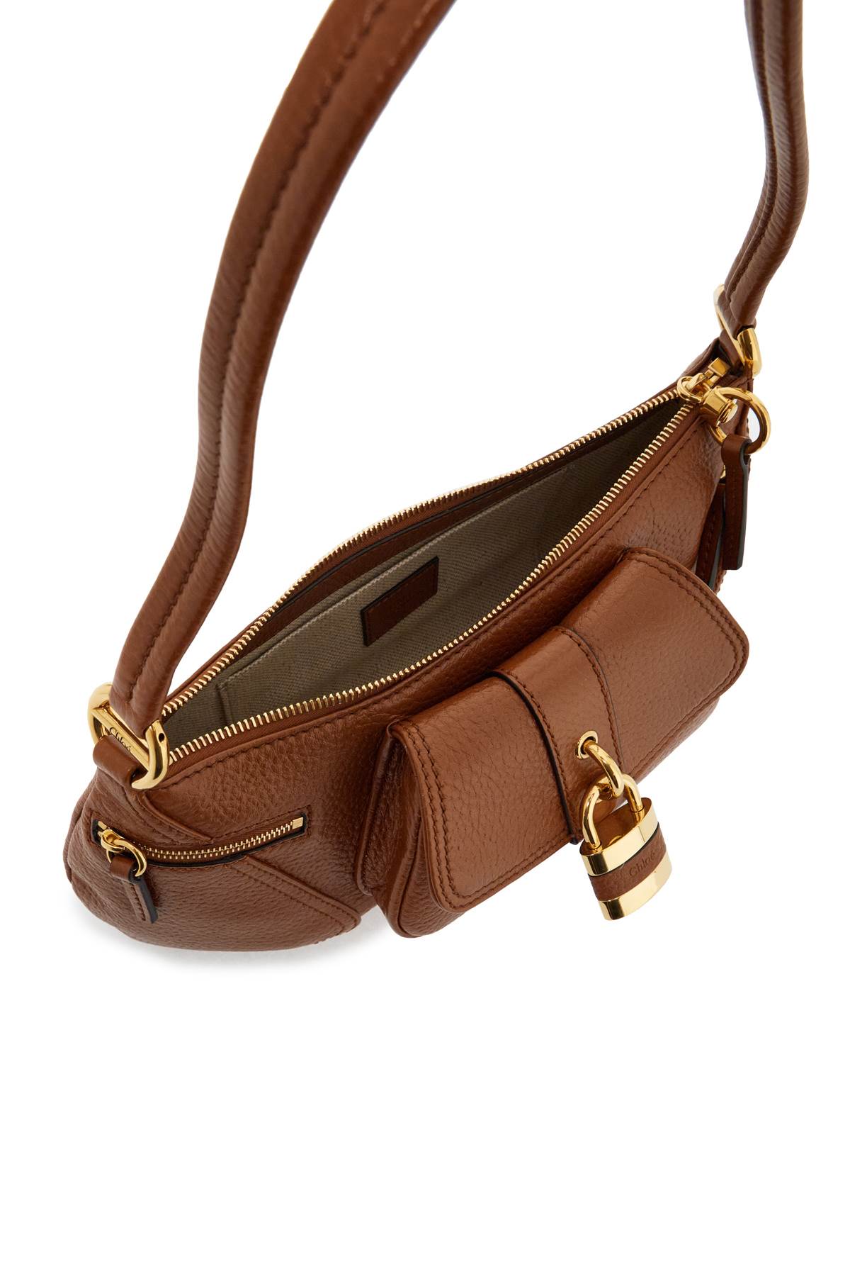 Shop Chloé Leather Shoulder Bag 99 In Brown