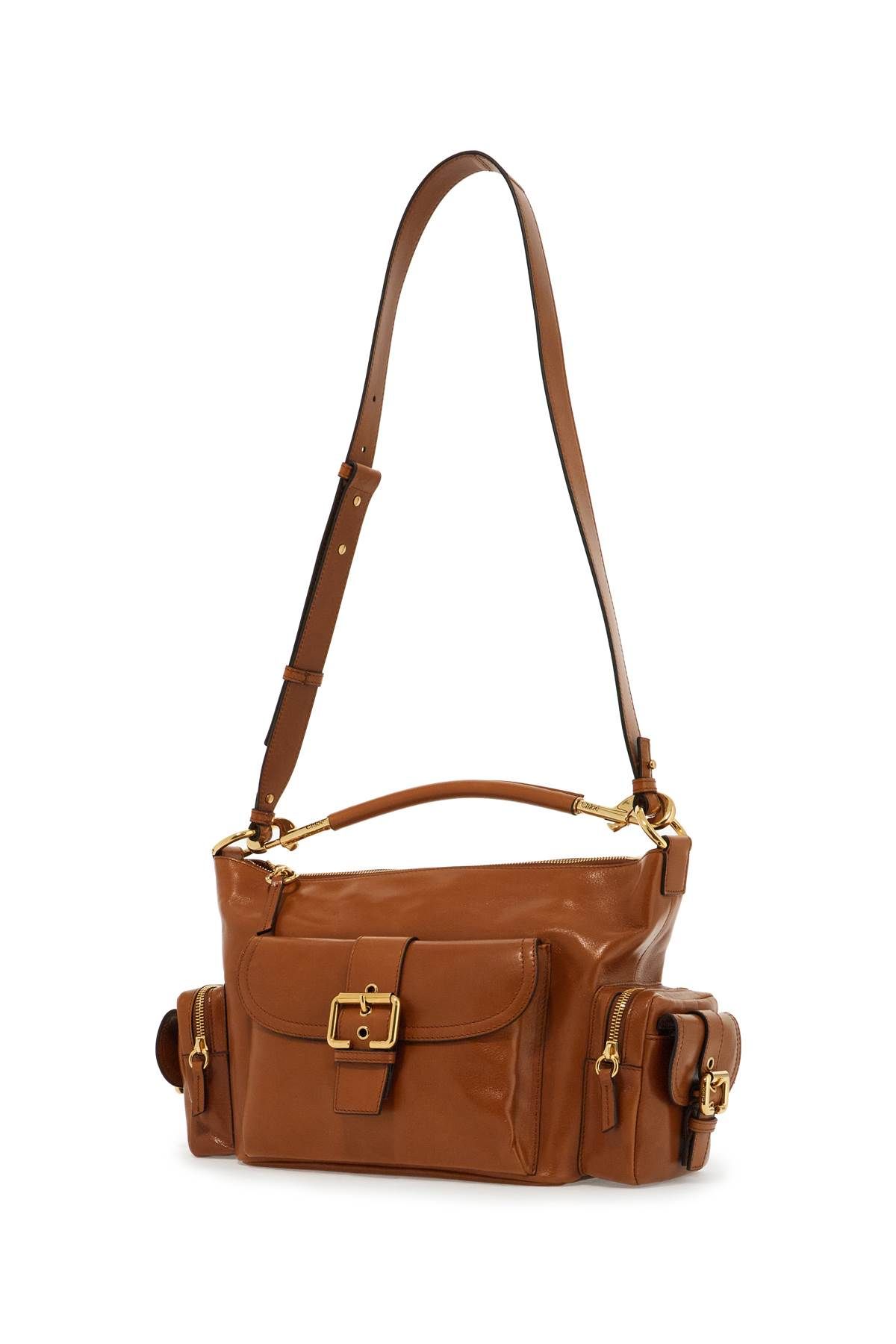 Shop Chloé 'media Camera Bag For In Brown