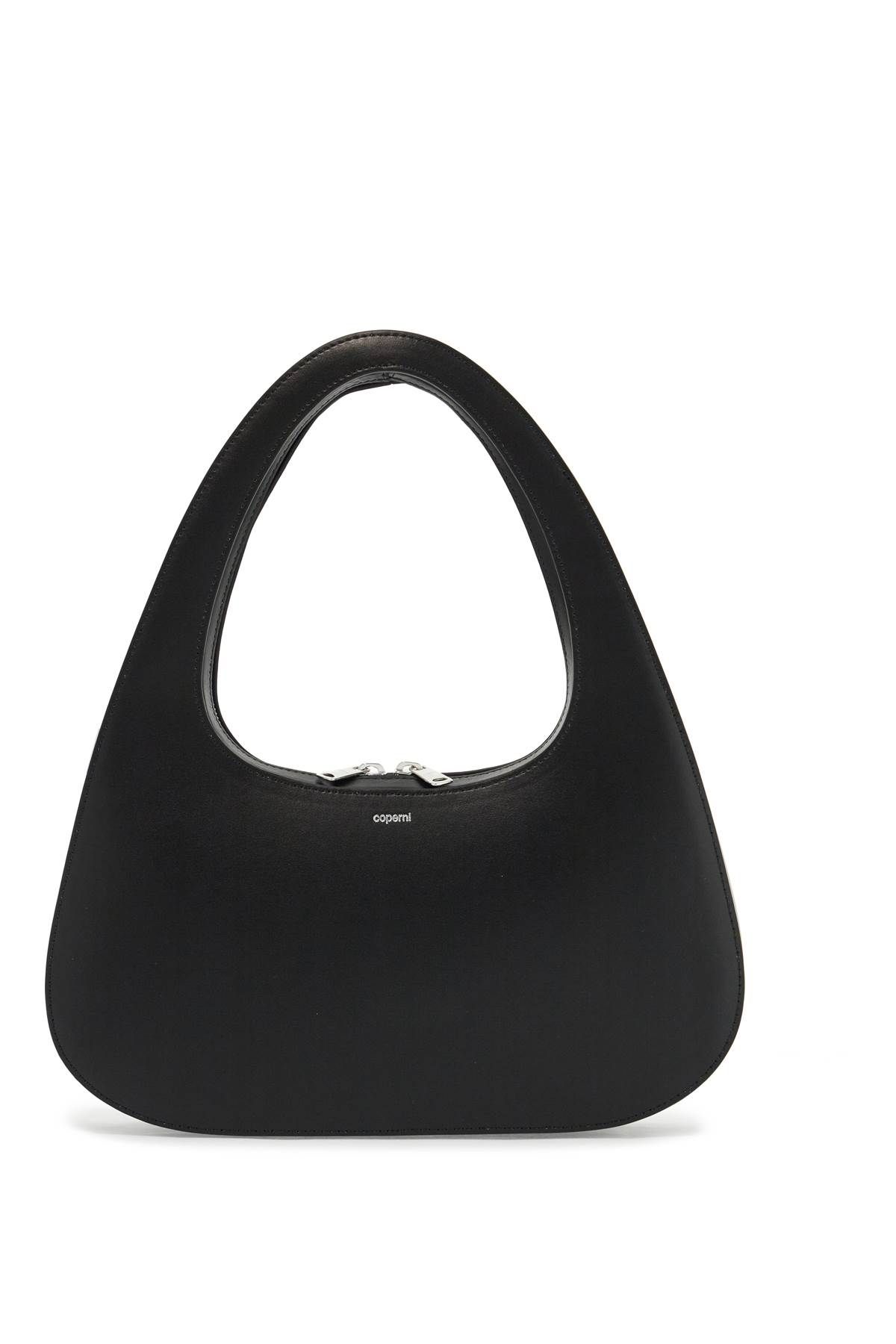 Shop Coperni Hobo Baguette Swipe In Black