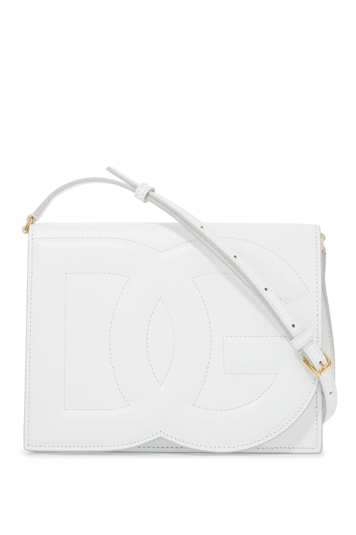 Shop Dolce & Gabbana Dg Logo Crossbody Bag In White