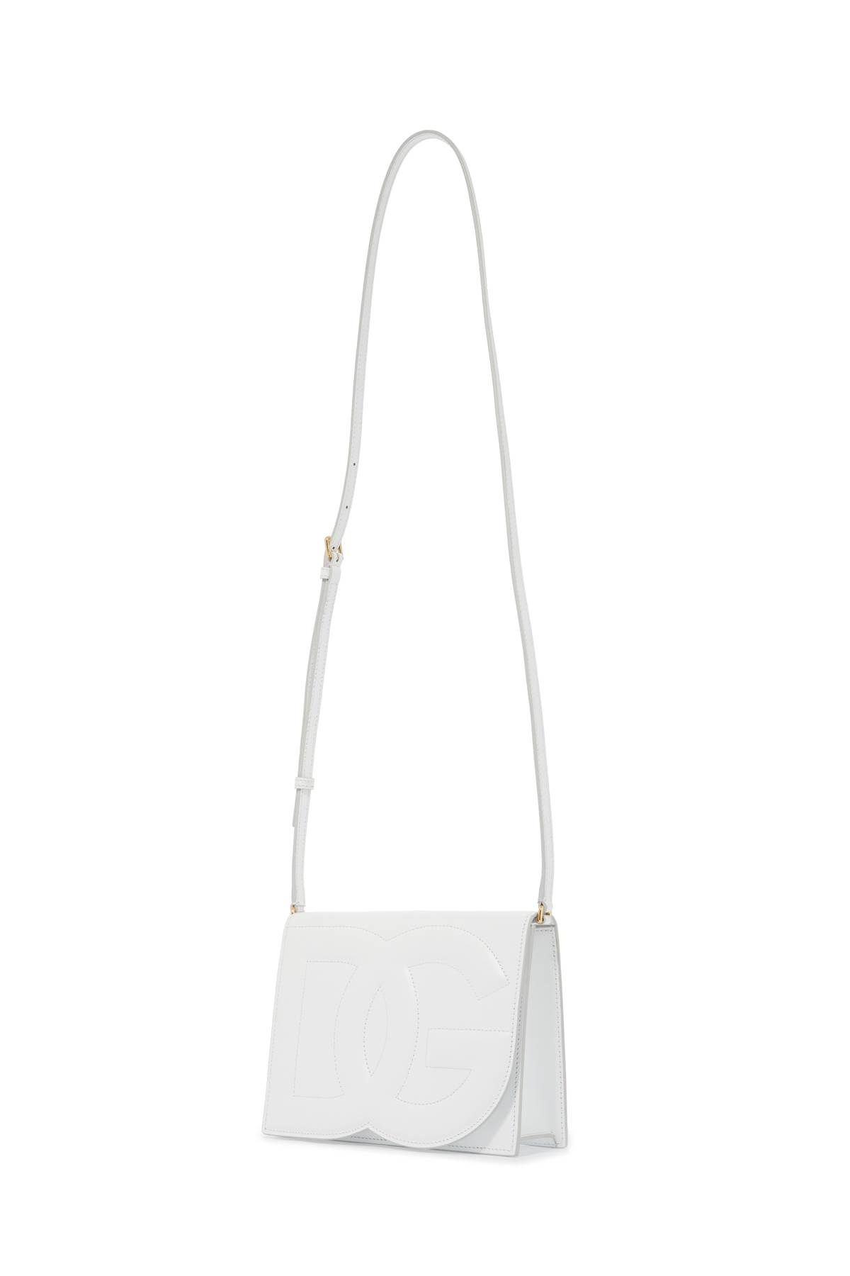 Shop Dolce & Gabbana Dg Logo Crossbody Bag In White