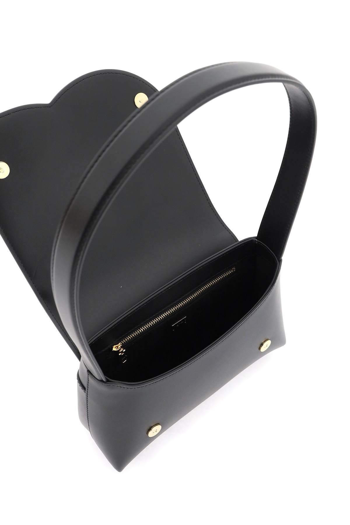 Shop Dolce & Gabbana Dg Logo Shoulder Bag In Black