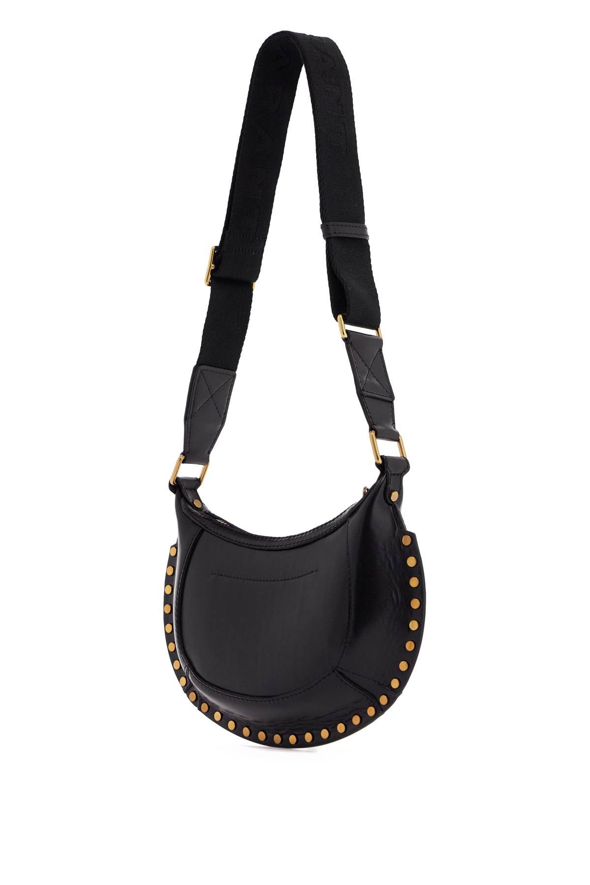 Shop Isabel Marant Oskan Moon Mini Shoulder Bag In Black