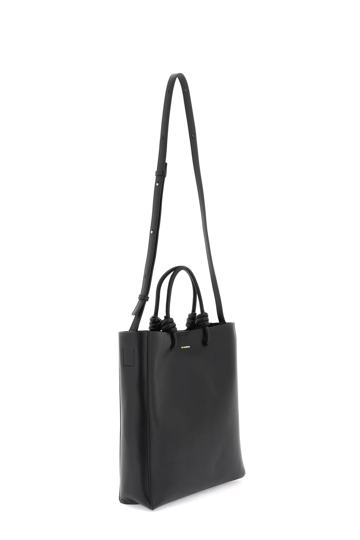 Shop Jil Sander Giro Shoulder Bag In Black