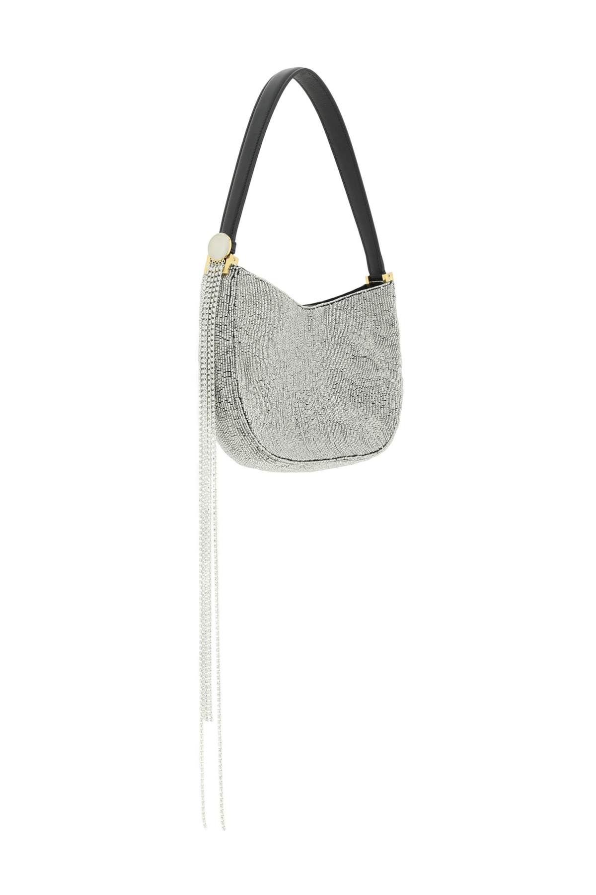 Shop Magda Butrym 'vesna' Shoulder Bag In Silver