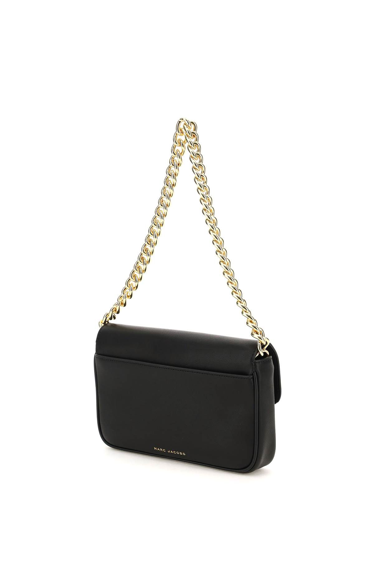 Shop Marc Jacobs The J Marc Shoulder Bag In Black