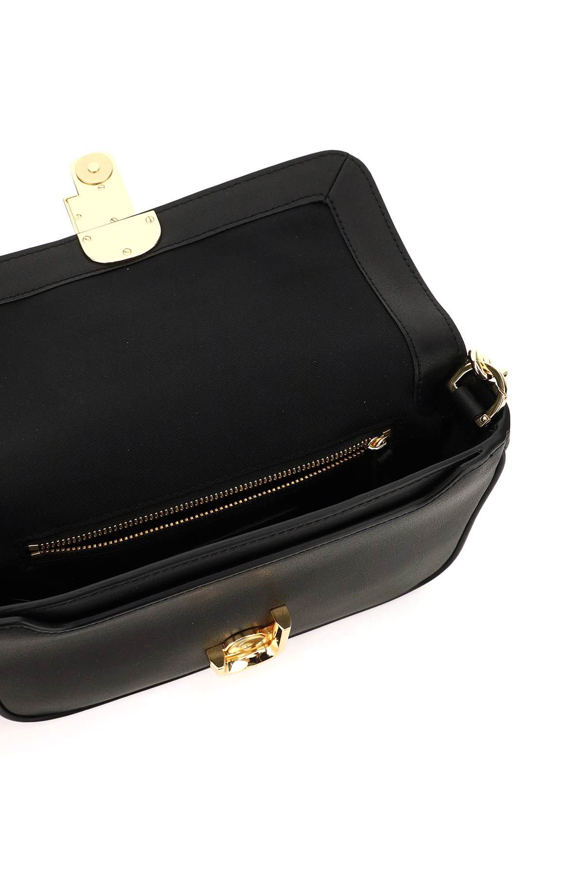 Shop Marc Jacobs The J Marc Shoulder Bag In Black