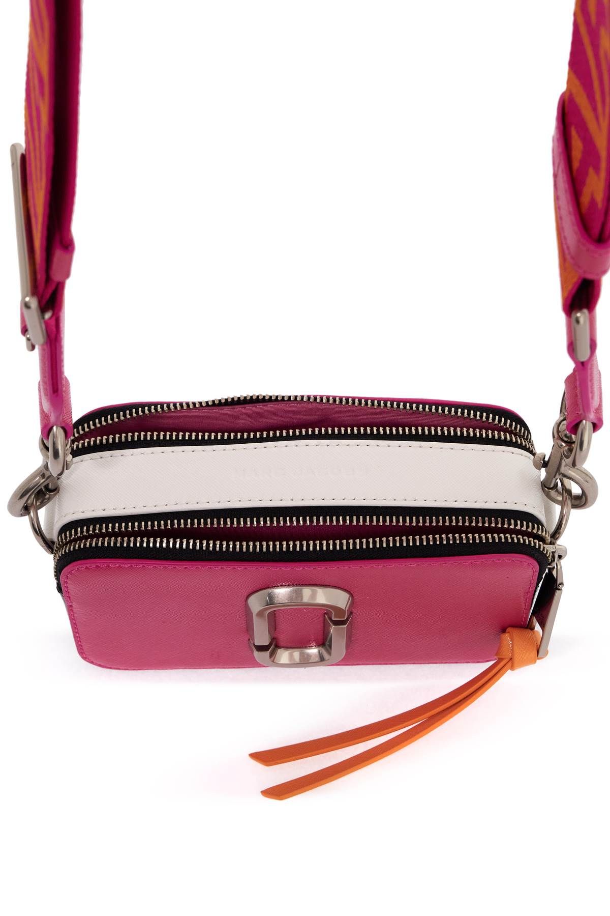 Shop Marc Jacobs The Snapshot Camera Bag In Fuchsia