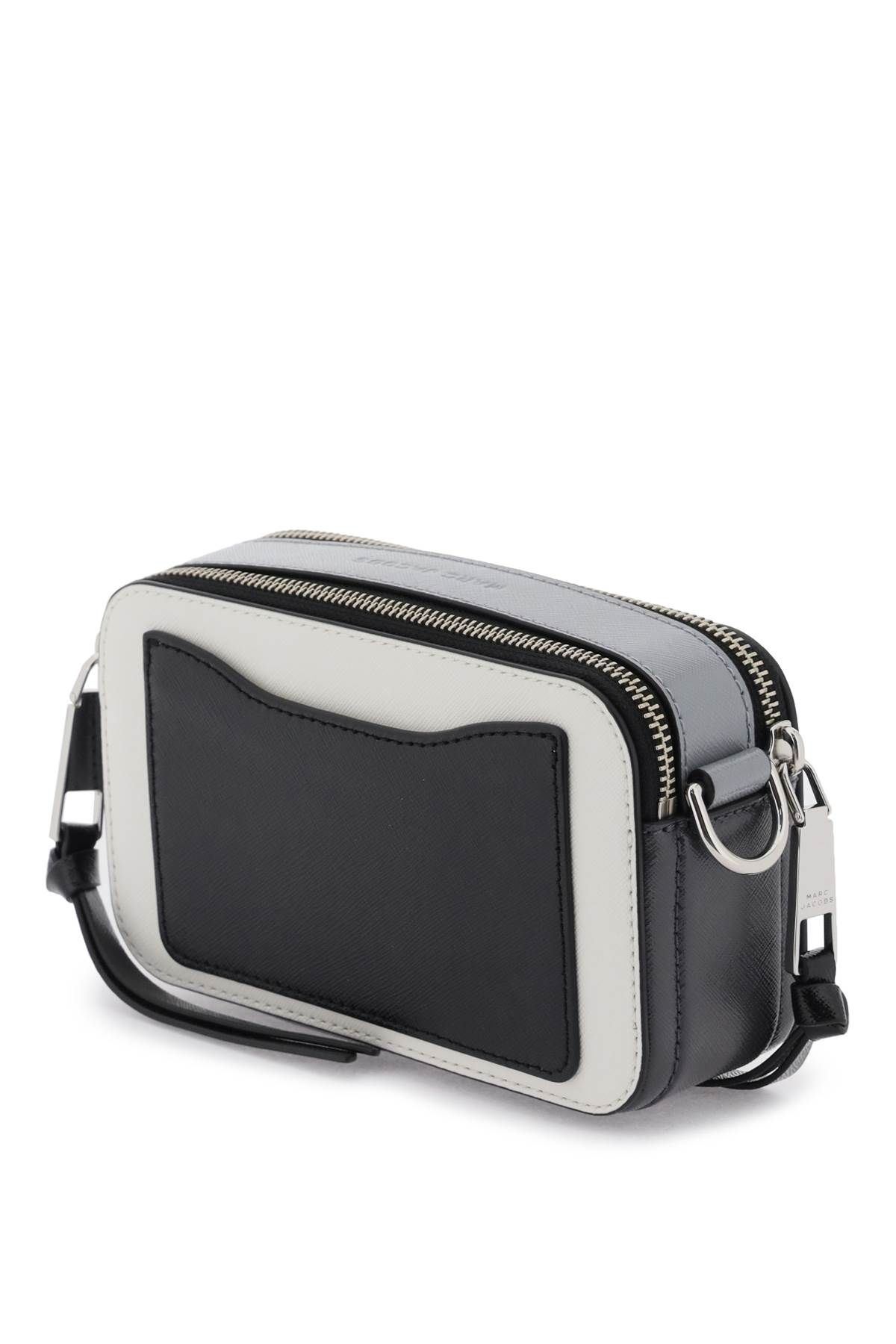 Shop Marc Jacobs The Snapshot Camera Bag In Grey,white,black