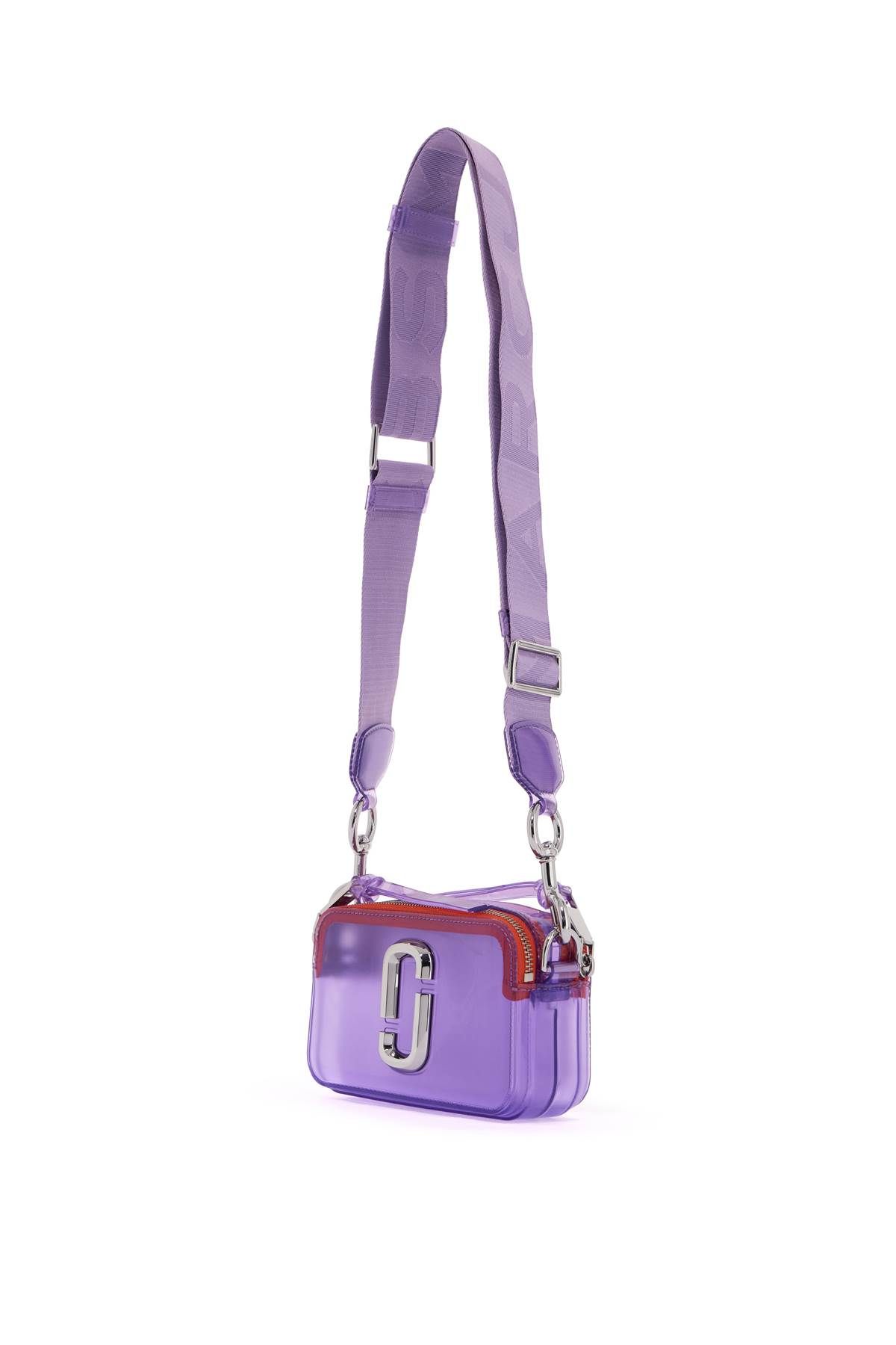 Shop Marc Jacobs The Jelly Snapshot Handbag In Purple