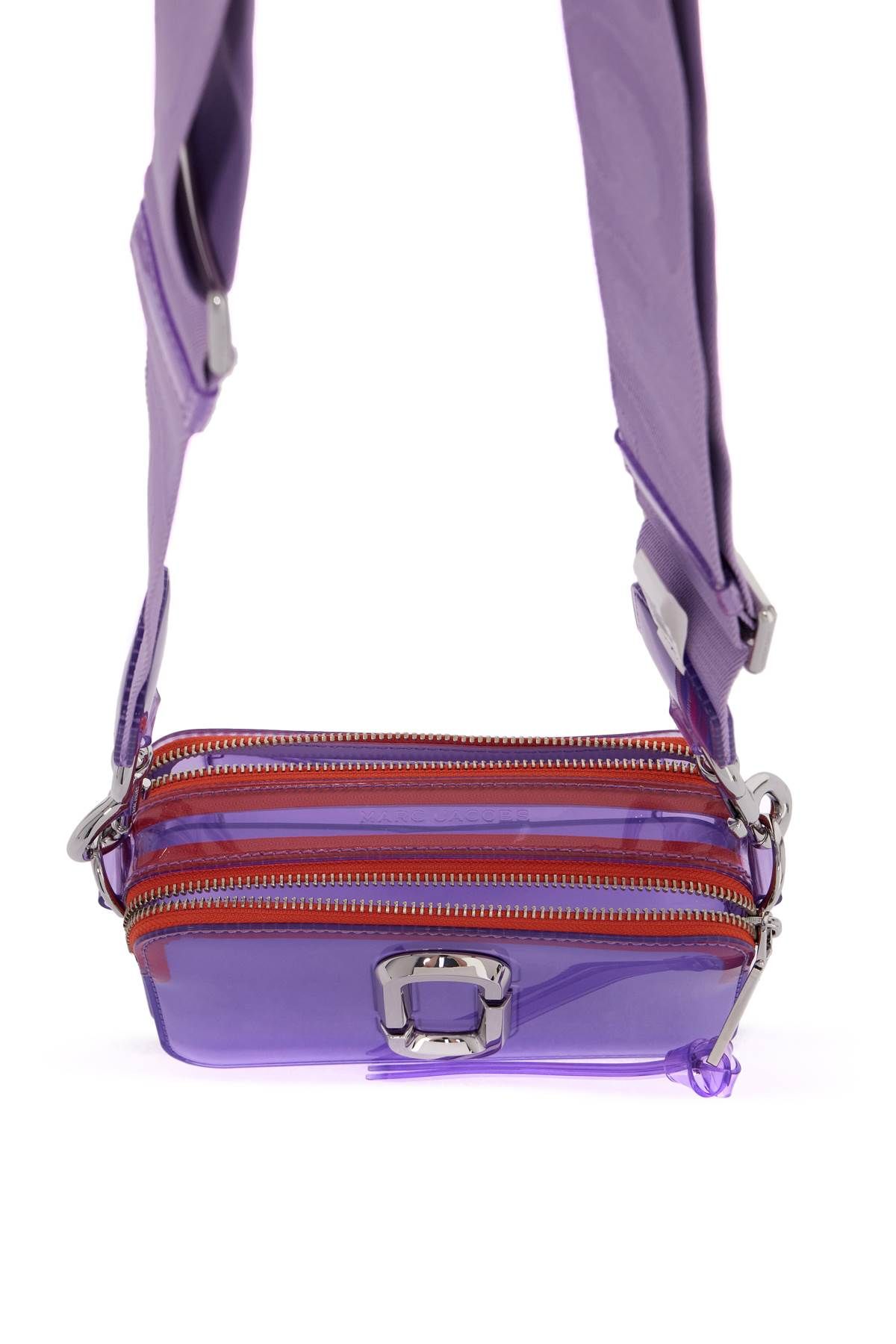 Shop Marc Jacobs The Jelly Snapshot Handbag In Purple