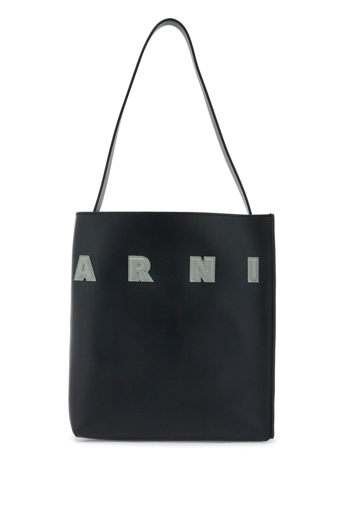 Shop Marni Museo Small Hobo Bag In Black