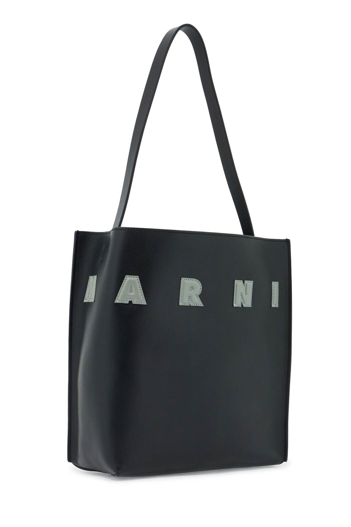 Shop Marni Museo Small Hobo Bag In Black