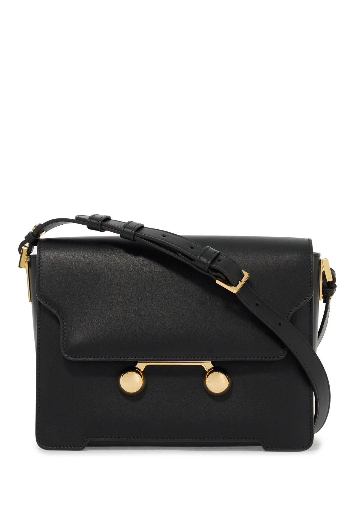 Shop Marni Medium Trunkaroo Shoulder Bag In Black