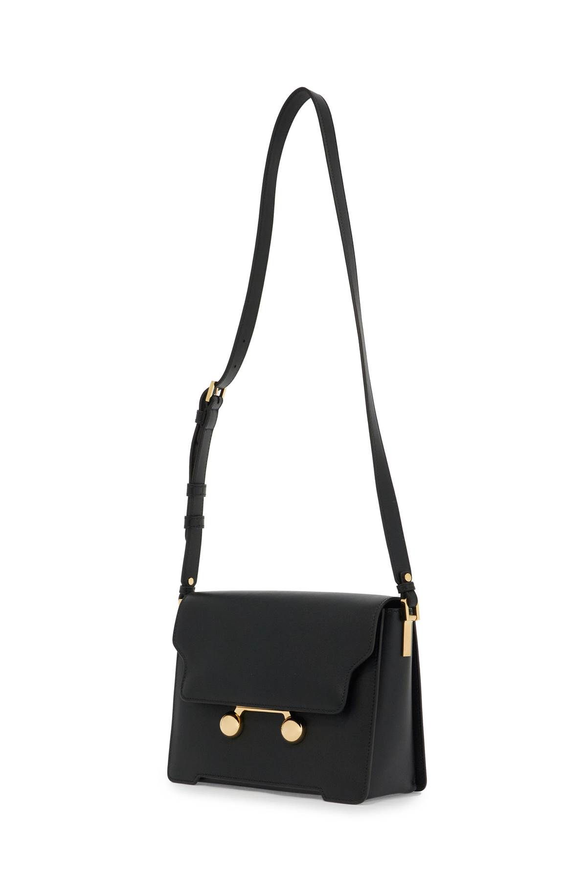 Shop Marni Medium Trunkaroo Shoulder Bag In Black