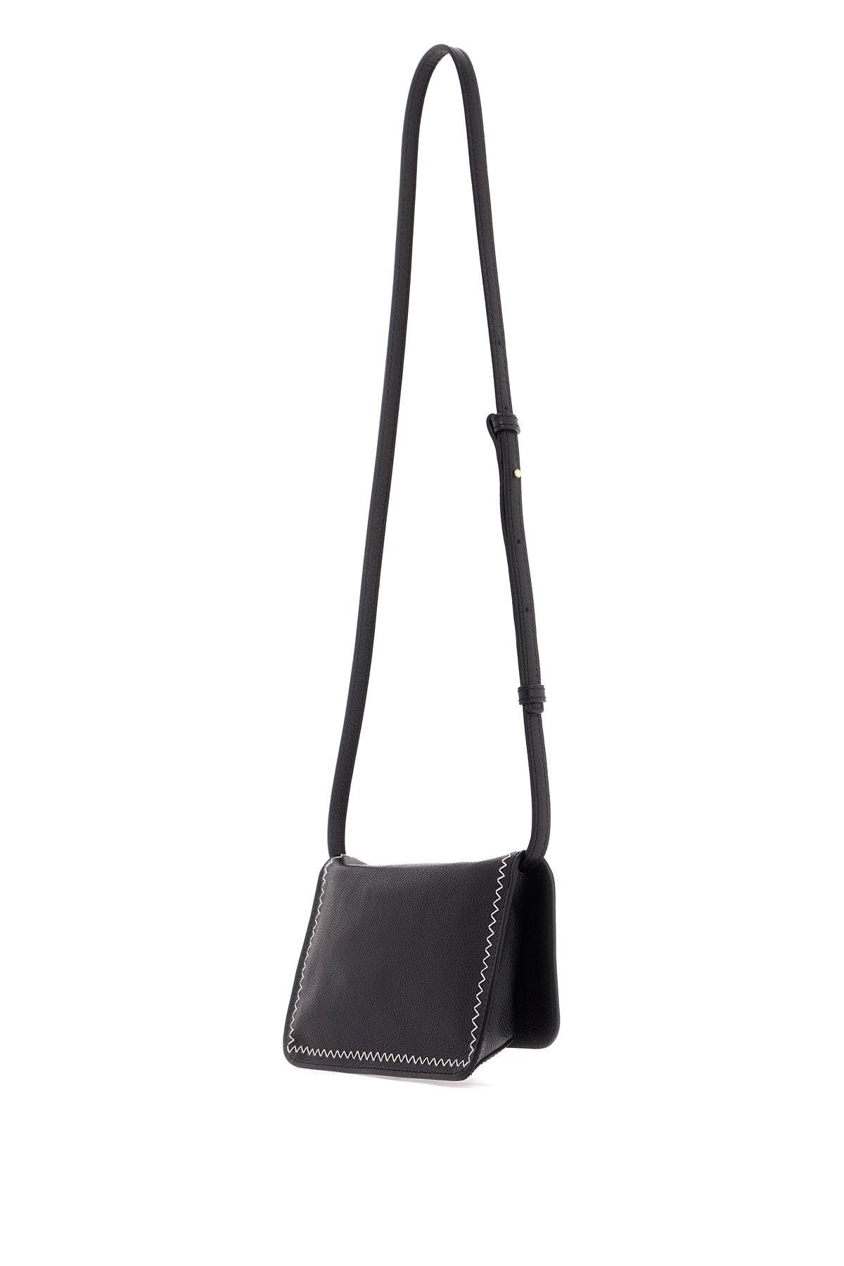 Shop Marni Flap Trunk Shoulder Bag With In Black