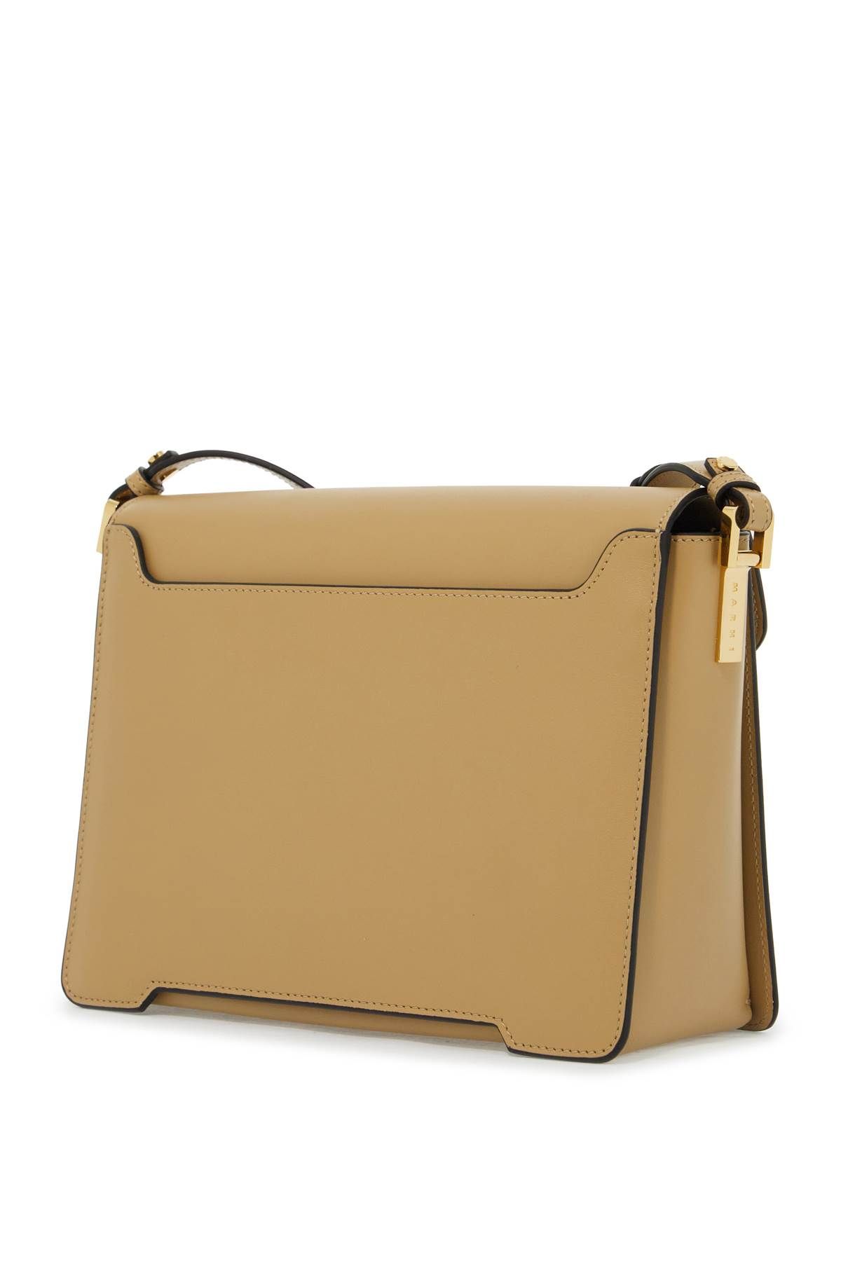 Shop Marni Medium Trunkaroo Shoulder Bag In Beige