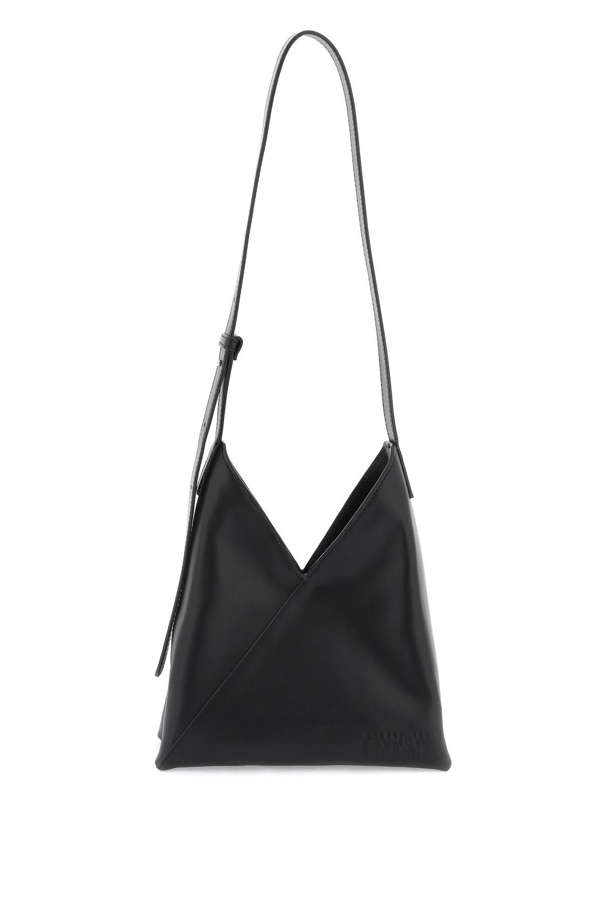 Mm6 Maison Margiela Words  Shoulder Bag In Japanese Style In Black