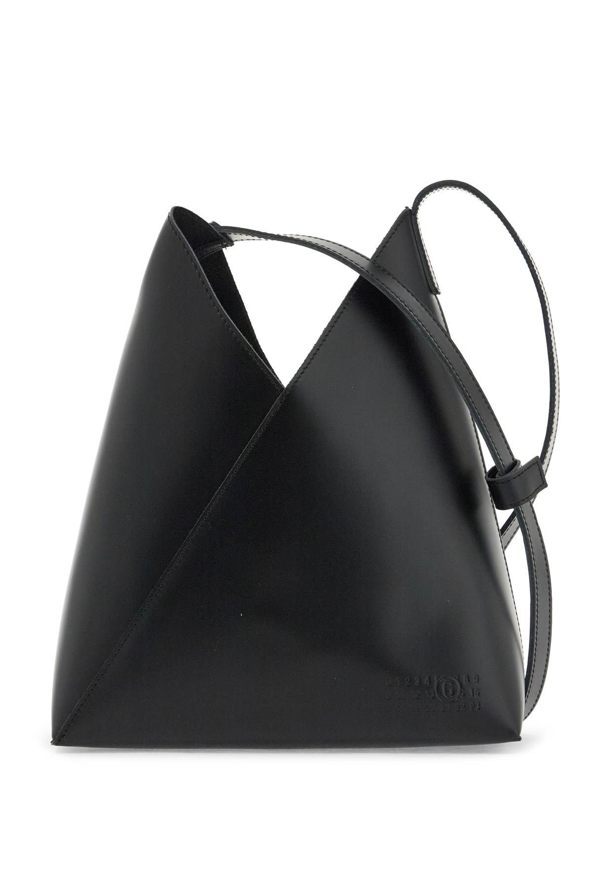 Shop Mm6 Maison Margiela Small Fortune Cookie Shoulder Bag In Black