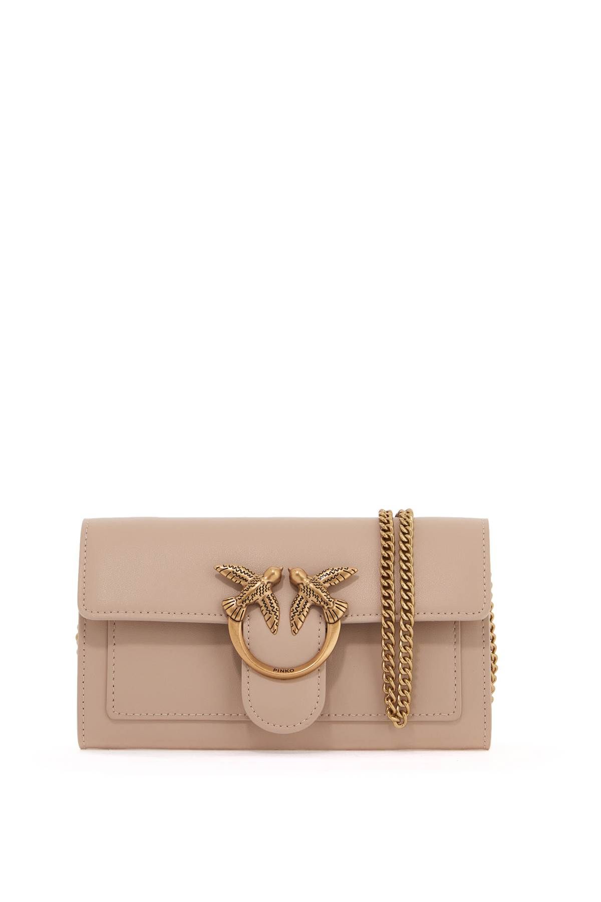 Shop Pinko Love Bag Simply Crossbody Bag In Neutro