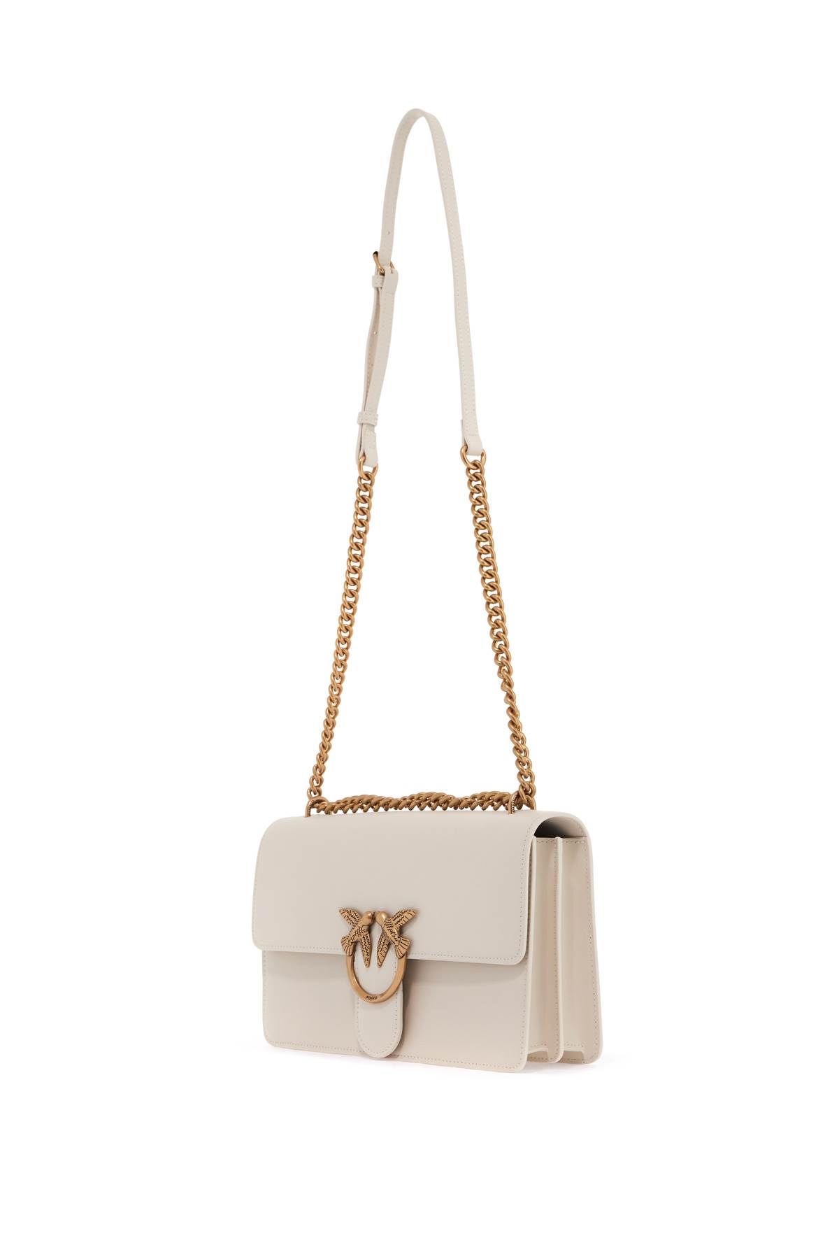 Shop Pinko Classic Love Bag One Handbag In White