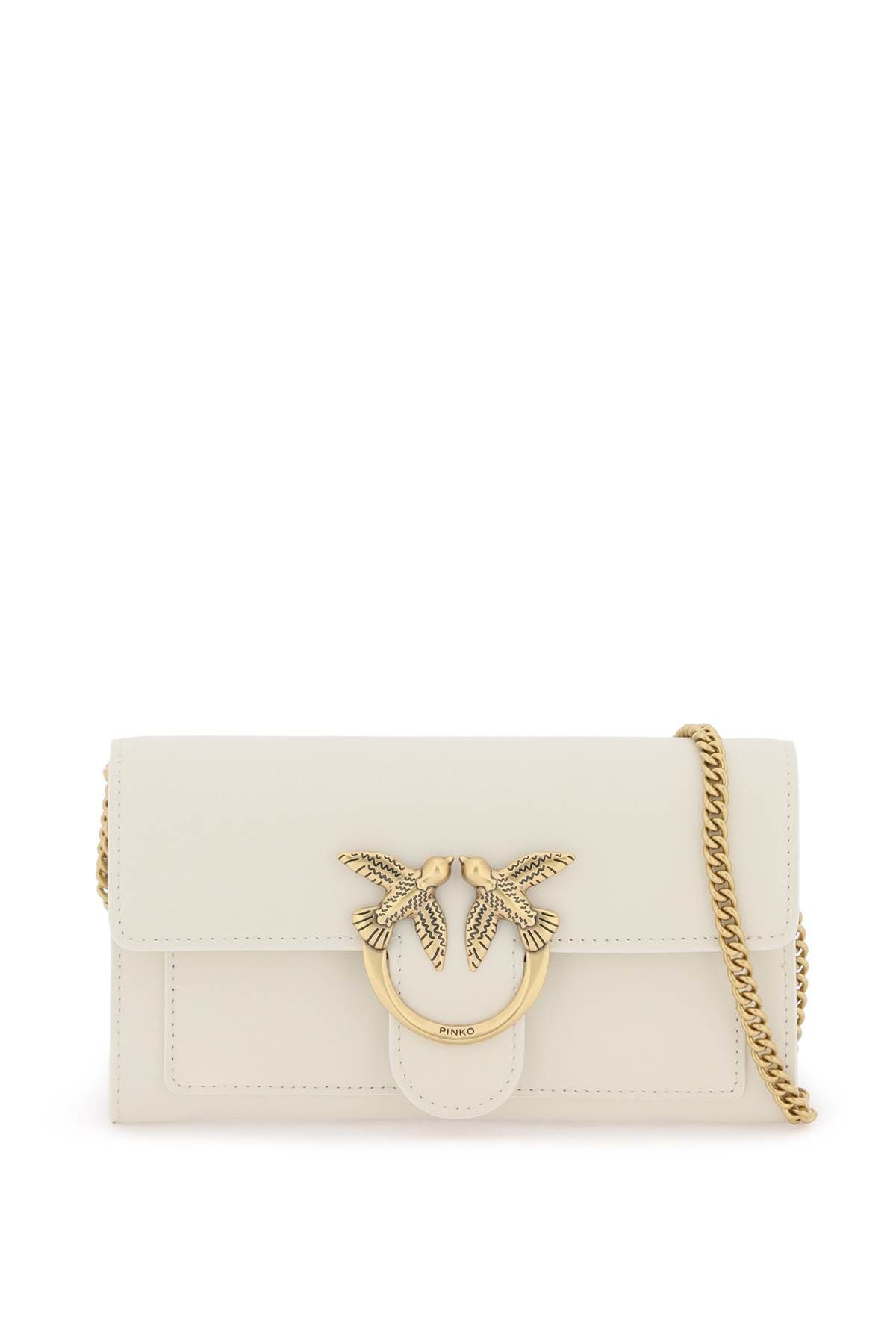 Shop Pinko Love Bag Simply Crossbody Bag In White