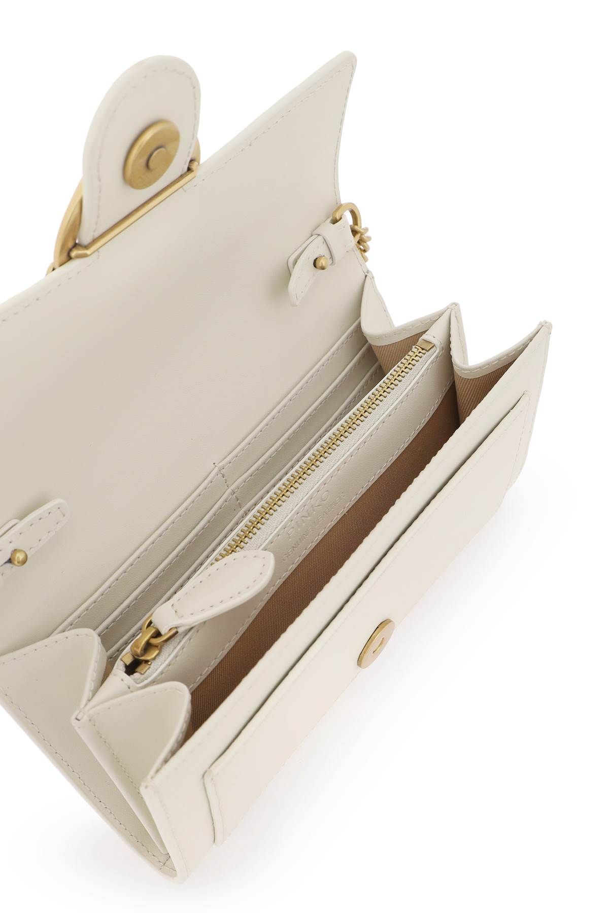 Shop Pinko Love Bag Simply Crossbody Bag In White