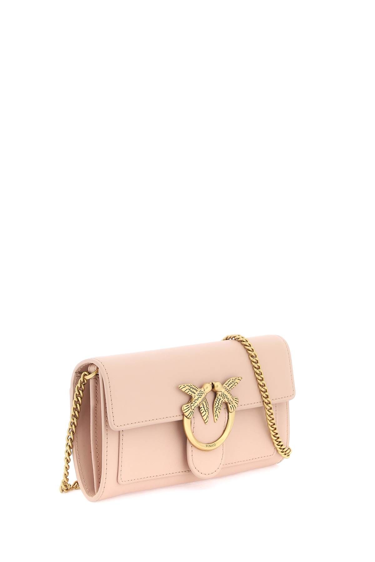 Shop Pinko Love Bag Simply Crossbody Bag In Pink