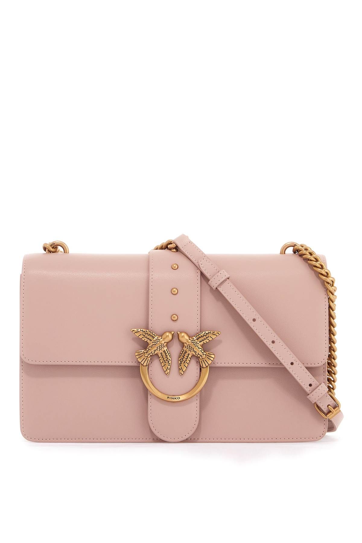 Shop Pinko Classic Love Icon Simply Bag In Pink