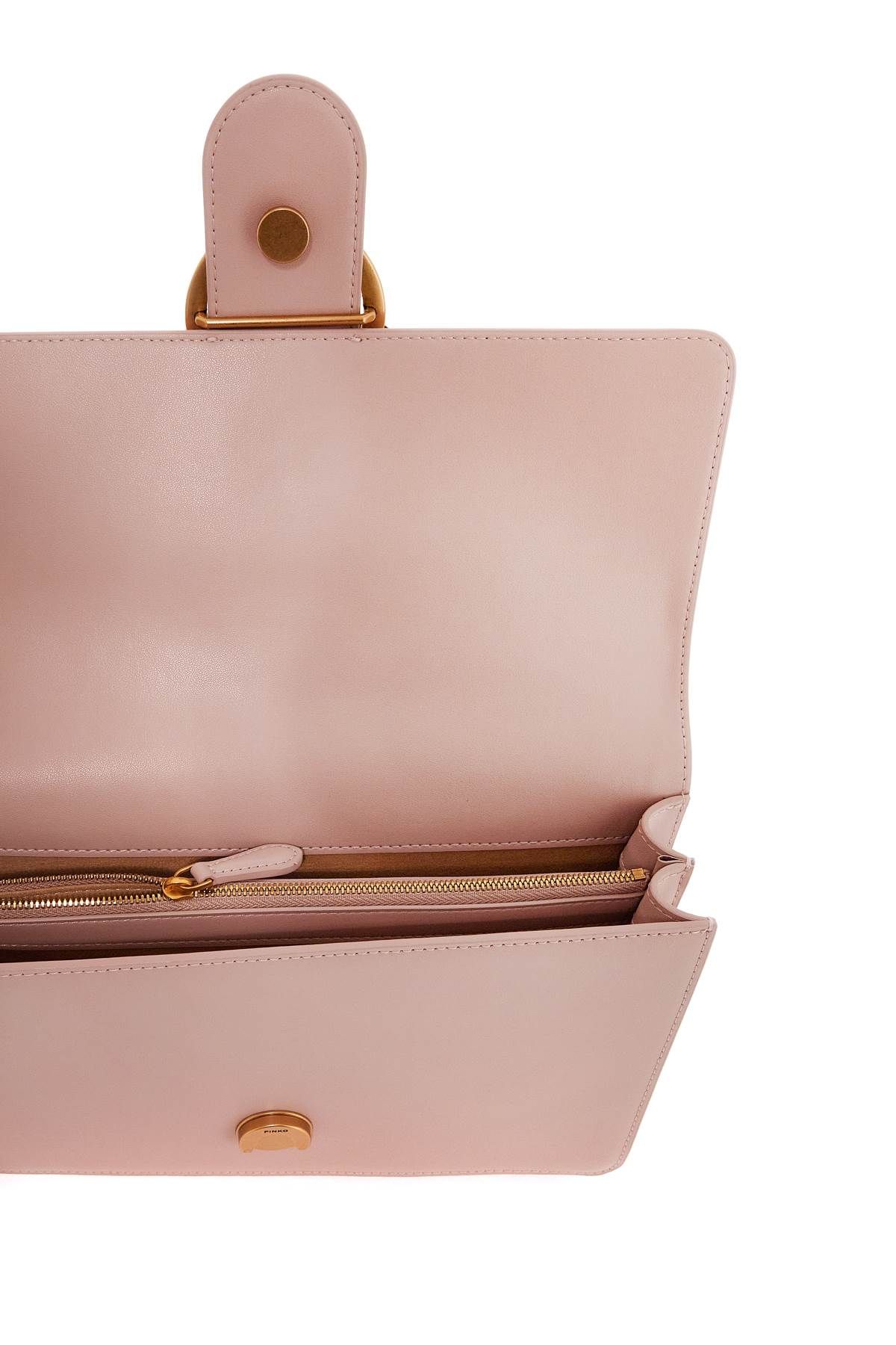 Shop Pinko Classic Love Icon Simply Bag In Pink