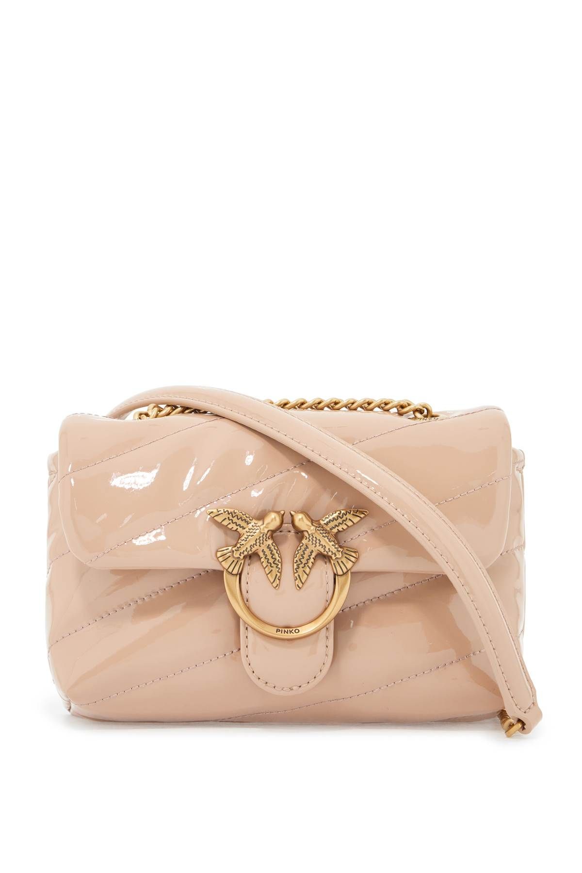 Shop Pinko 'love Baby Puff Bag In Eco In Pink