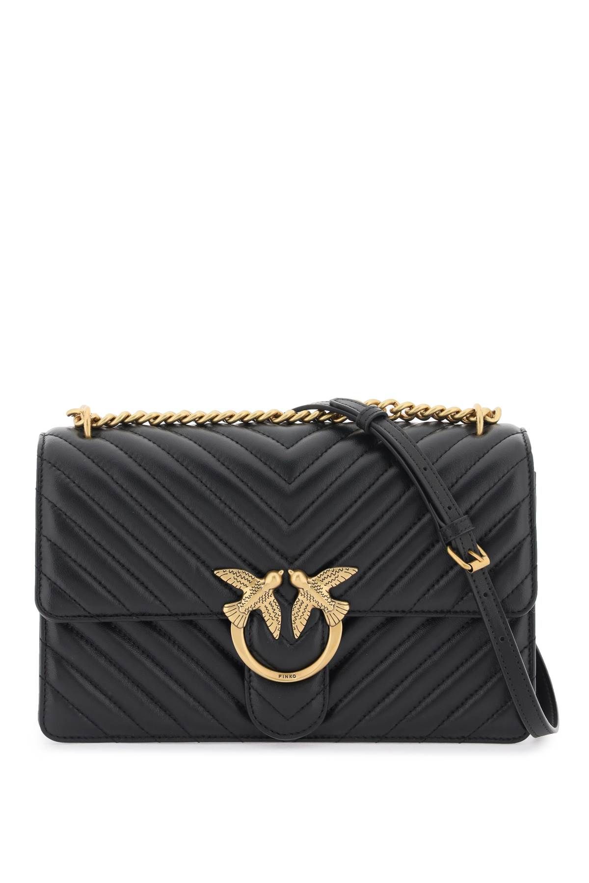 Shop Pinko Classic Love Bag One Bag In Black