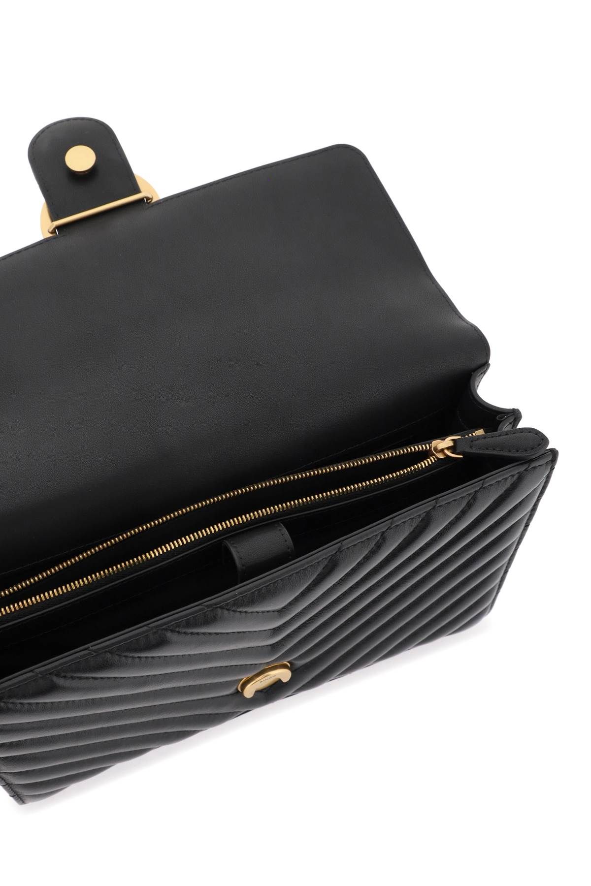 Shop Pinko Classic Love Bag One Bag In Black