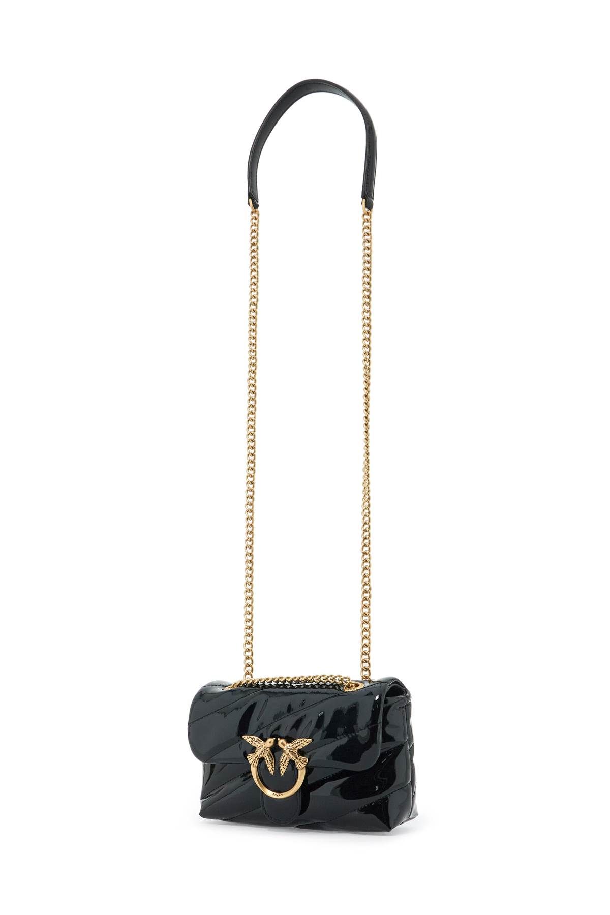 Shop Pinko 'love Baby Puff Bag In Eco In Black