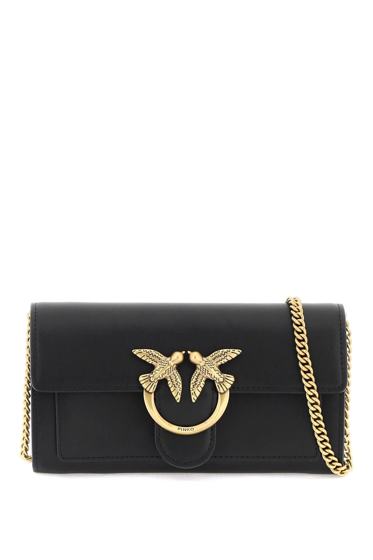 Shop Pinko Love Bag Simply Crossbody Bag In Black