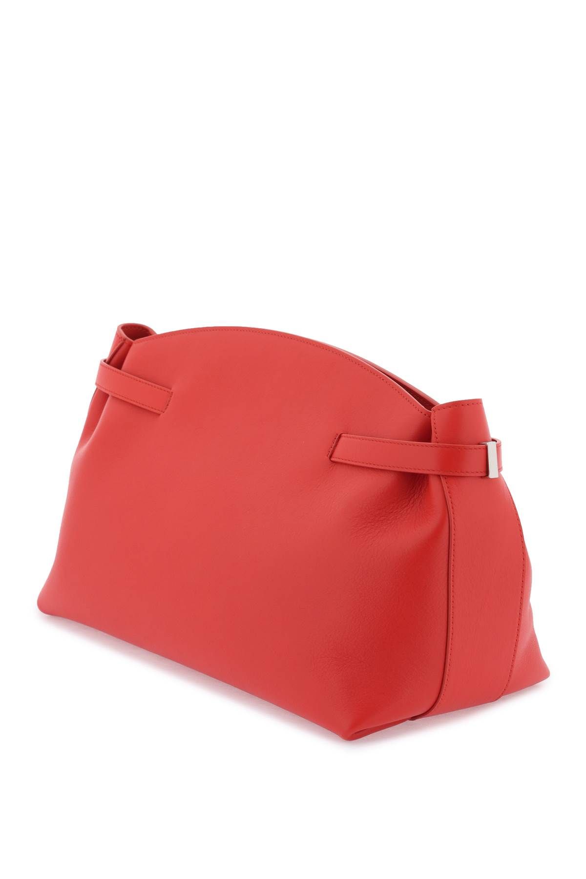 Shop Ferragamo Pouch Hug Crossbody Bag In Red