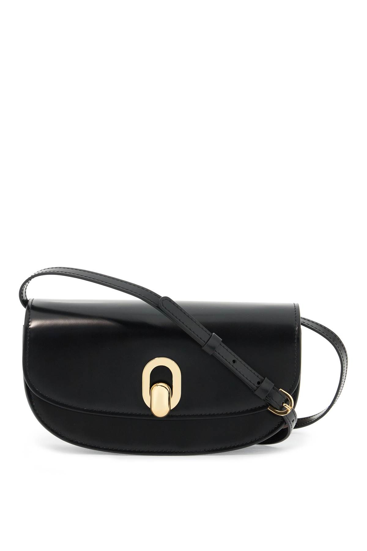 Shop Savette Tondo Crescent Crossbody Bag In Black