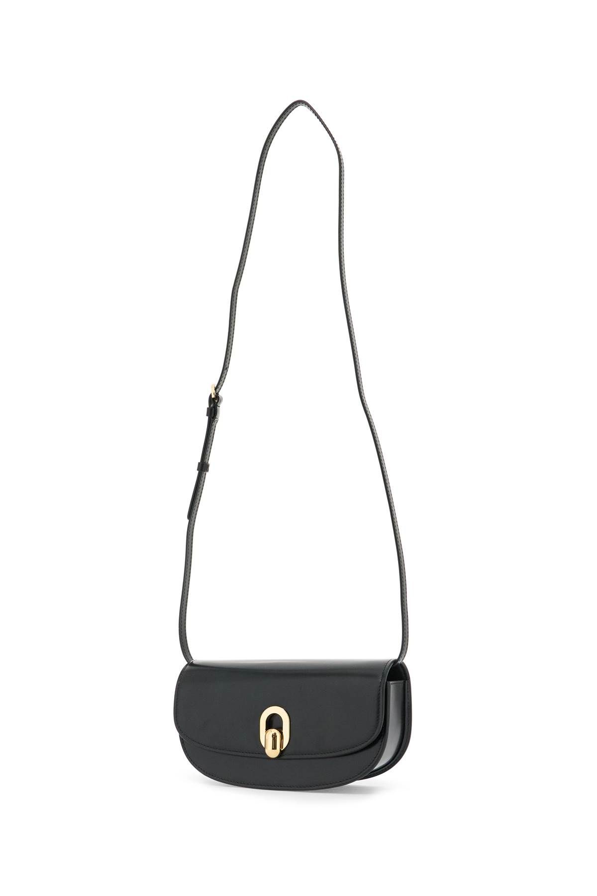 Shop Savette Tondo Crescent Crossbody Bag In Black