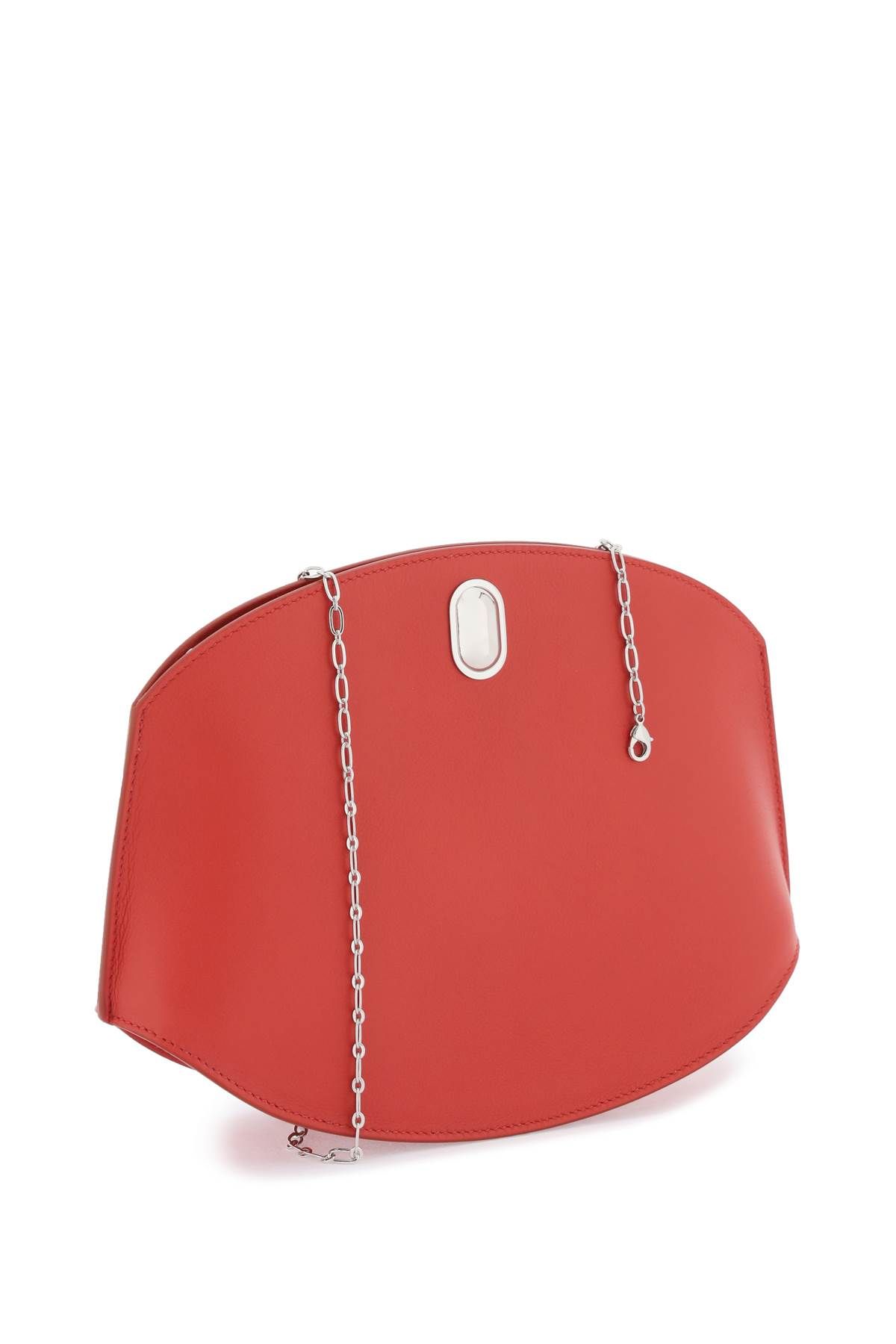 Shop Savette Tondo Chain Crossbody Bag In Red
