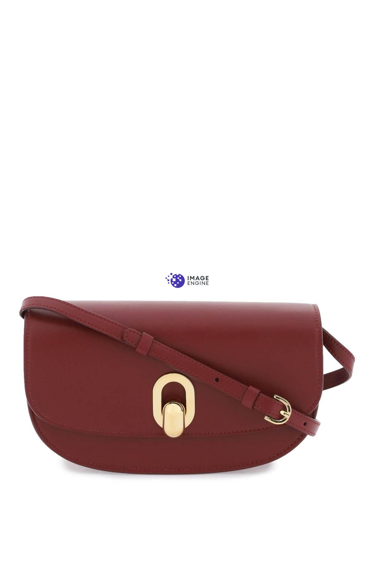 Shop Savette Tondo Crescent Crossbody Bag In Red